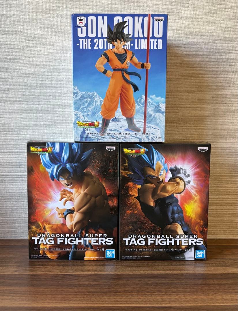 【値下げしました】【美品】ドラゴンボール超 フィギュア 3体セット　映画ブロリー