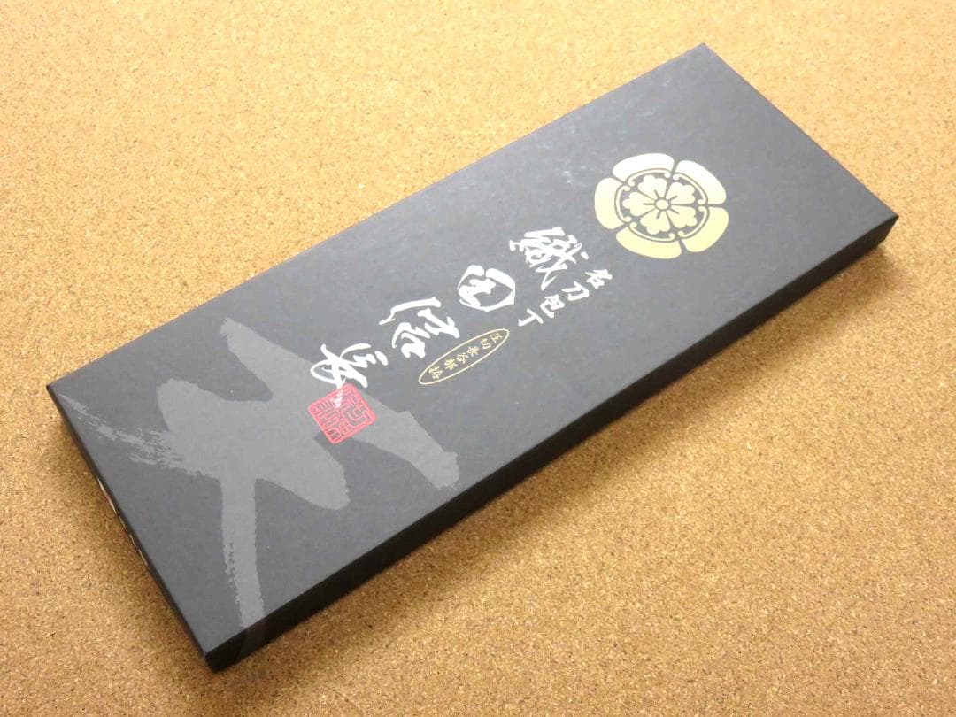 小三徳 名刀包丁 織田信長 140mm 関の刃物 へし切長谷部 両刃 小形包丁