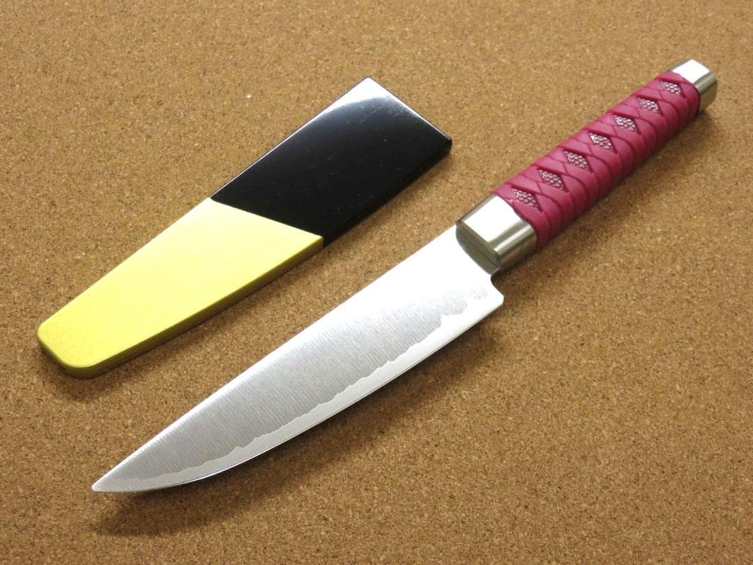 小三徳 名刀包丁 織田信長 140mm 関の刃物 へし切長谷部 両刃 小形包丁