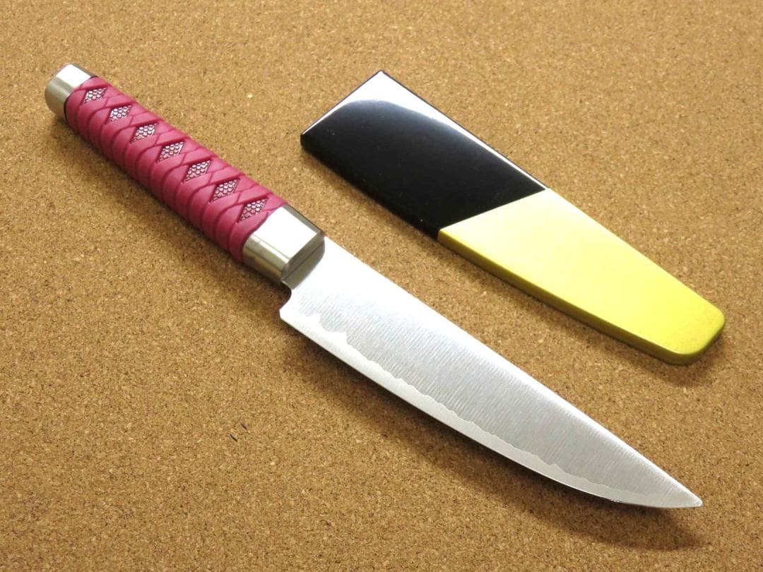 小三徳 名刀包丁 織田信長 140mm 関の刃物 へし切長谷部 両刃 小形包丁