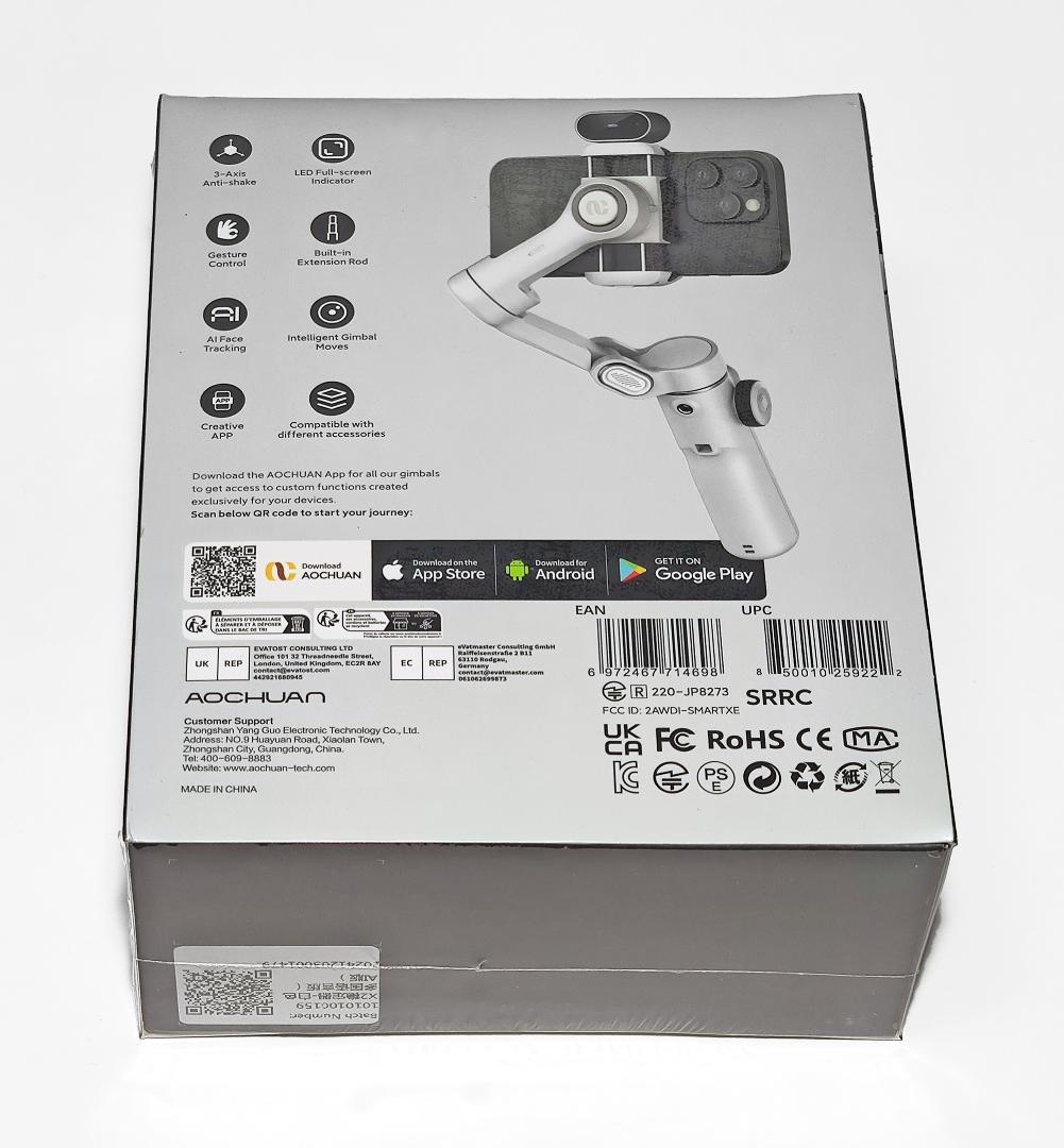 AOCHUAN 3軸 スマホ ジンバル スタビライザー Smart X2 AI