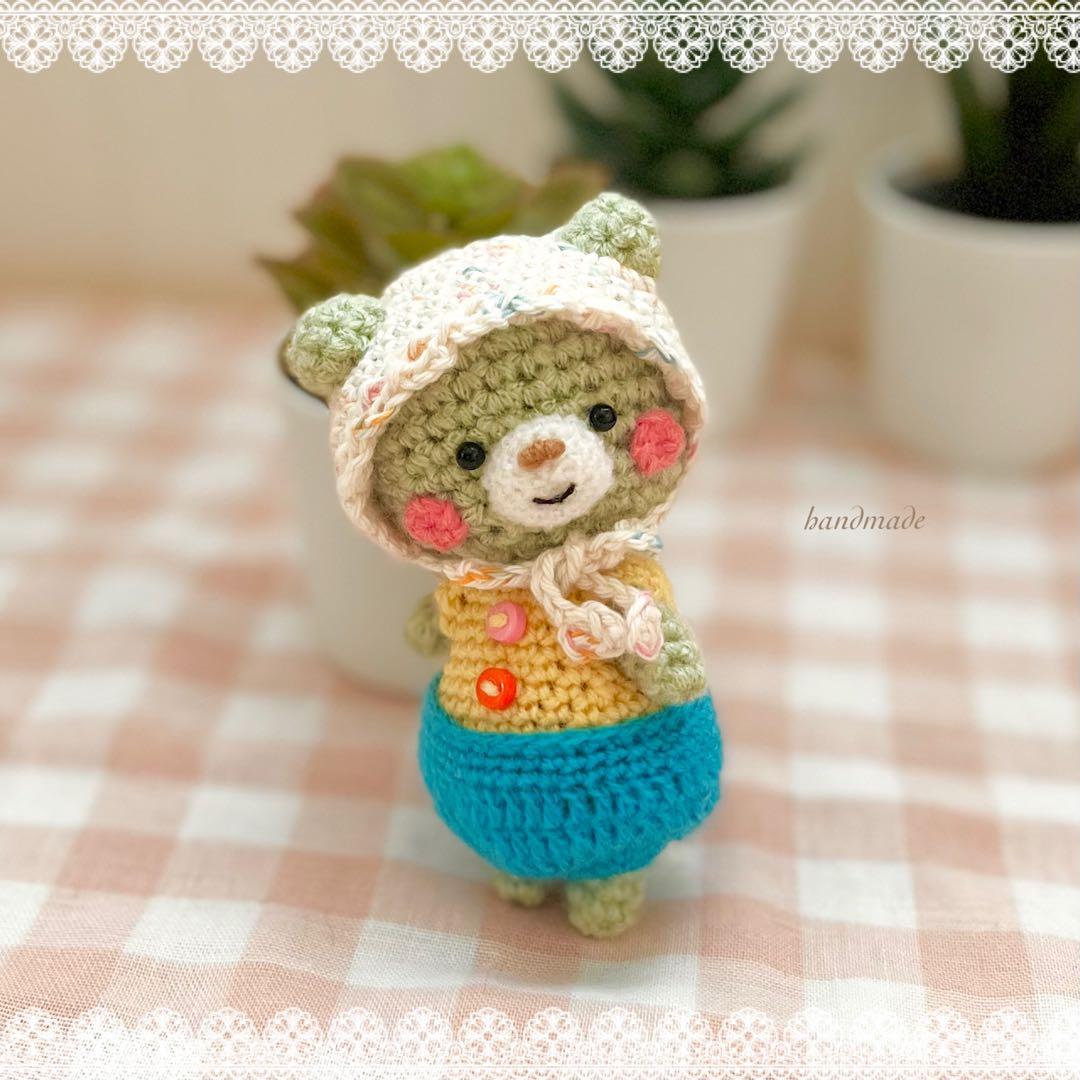 ᕱ*ᕱ様 小さなくまちゃん　あみぐるみ　ぬいぐるみ　ハンドメイド