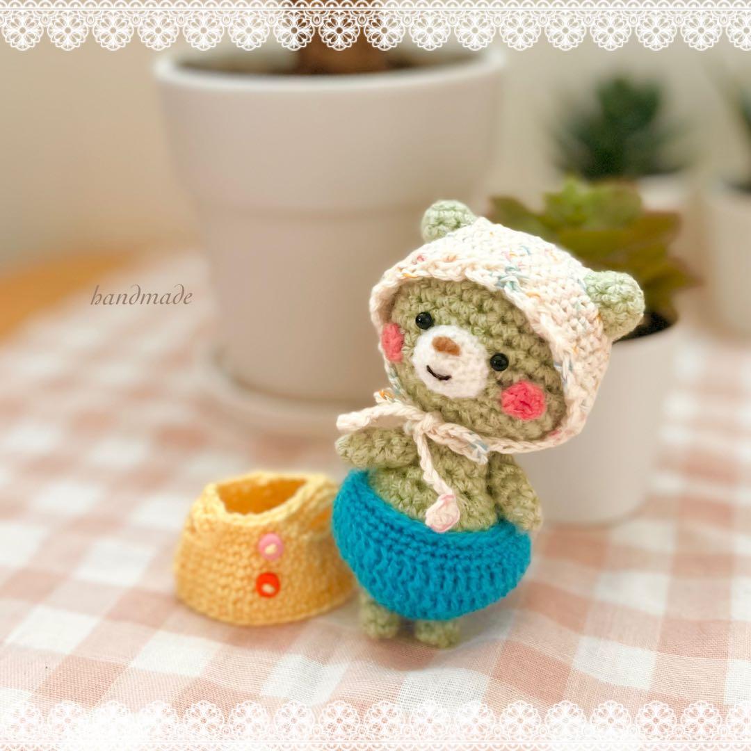 ᕱ*ᕱ様 小さなくまちゃん　あみぐるみ　ぬいぐるみ　ハンドメイド