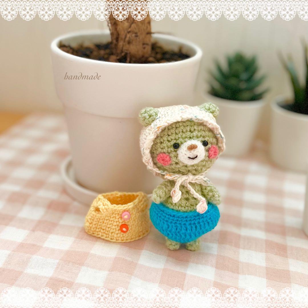 ᕱ*ᕱ様 小さなくまちゃん　あみぐるみ　ぬいぐるみ　ハンドメイド