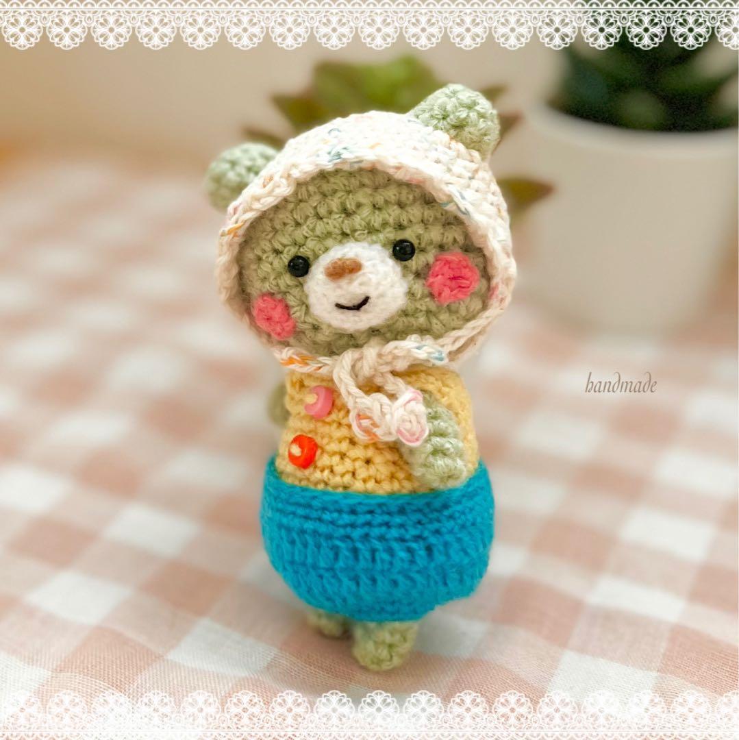 ᕱ*ᕱ様 小さなくまちゃん　あみぐるみ　ぬいぐるみ　ハンドメイド