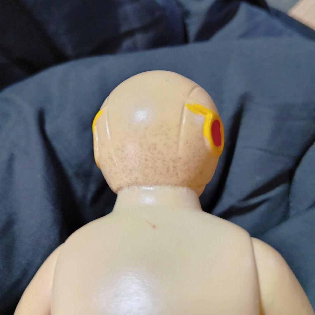 ４月10日まで　旧バンダイ　宣弘社　月光仮面　ソフビ　ムーンライト号大　人形のみ