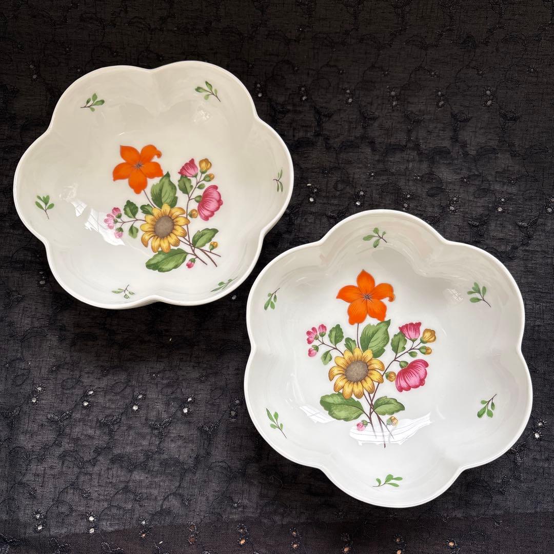 リモージュ　花柄　お皿　メロンボウル　お皿　1枚