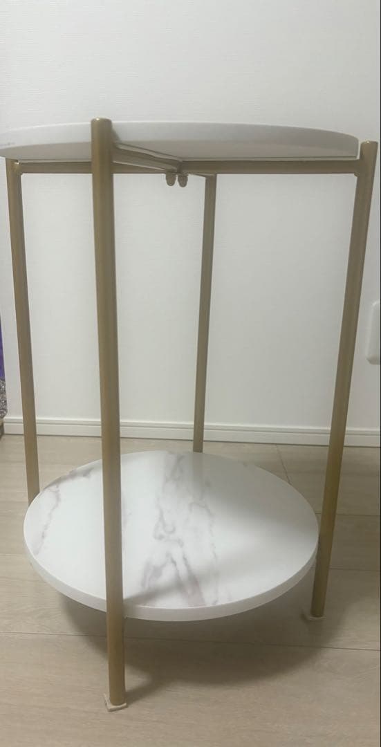 サイドテーブル　大理石