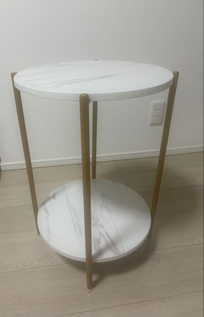 サイドテーブル　大理石