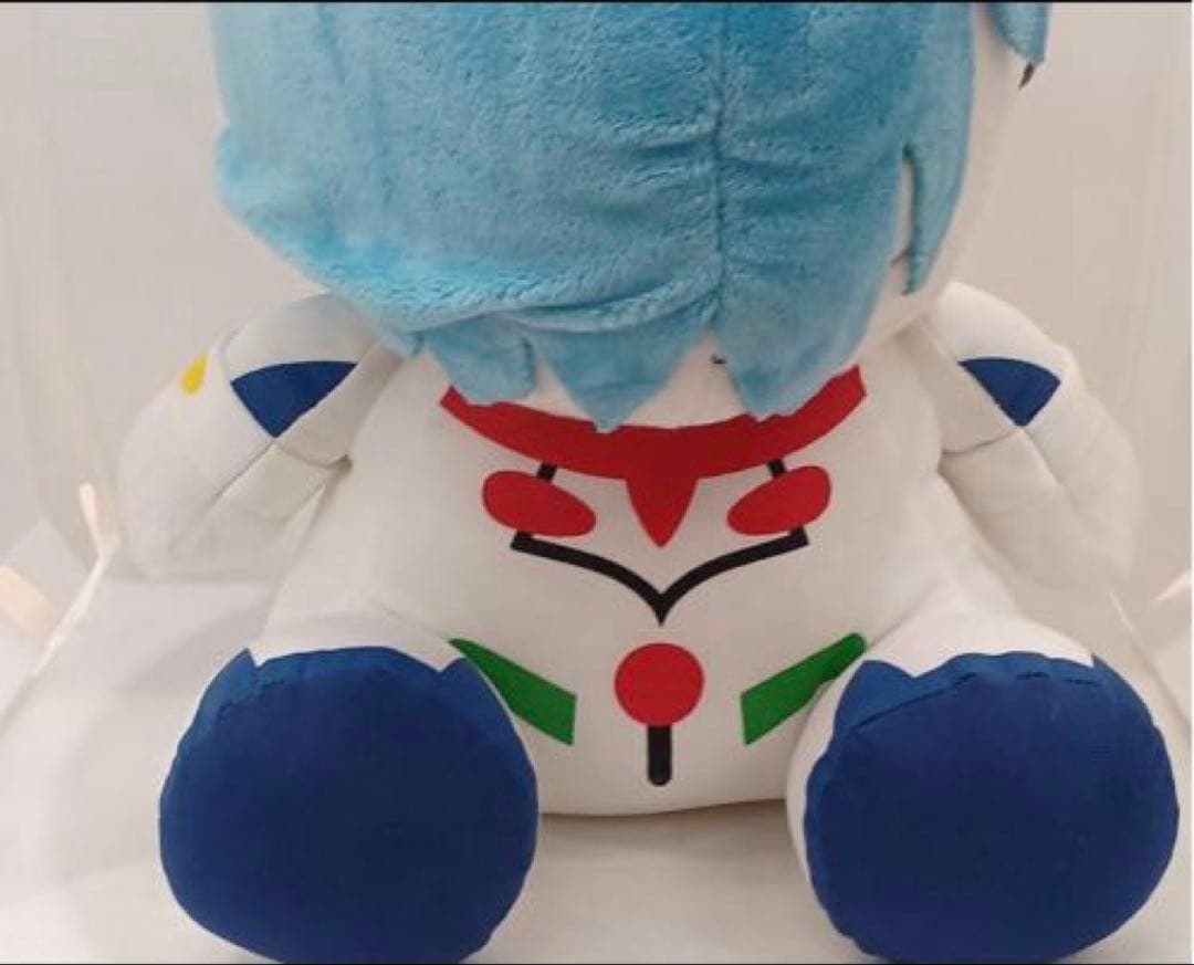 希少　ヱヴァンゲリヲン 綾波レイ×ハローキティ ジャンボ　ぬいぐるみ　数量限定品
