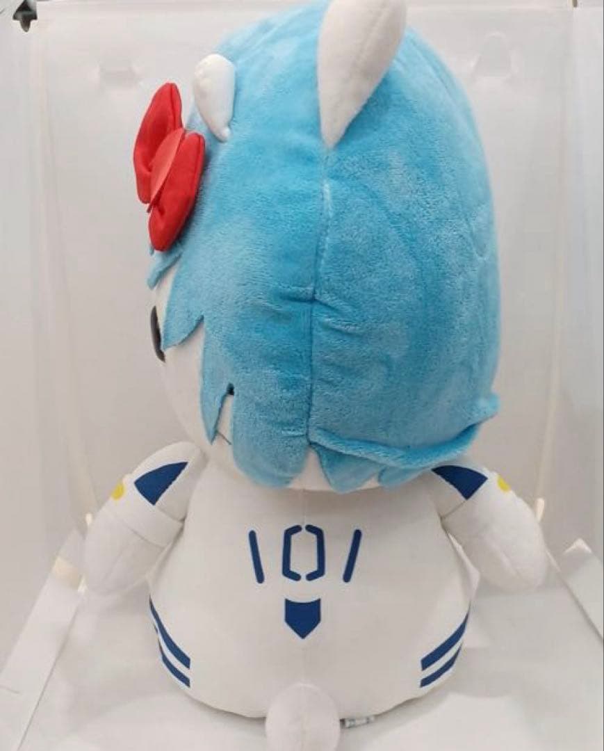 希少　ヱヴァンゲリヲン 綾波レイ×ハローキティ ジャンボ　ぬいぐるみ　数量限定品