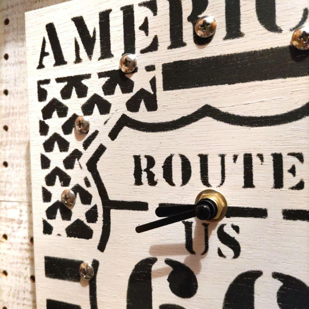 アメリカン☆★ROUTE66☆★壁掛け時計✨
