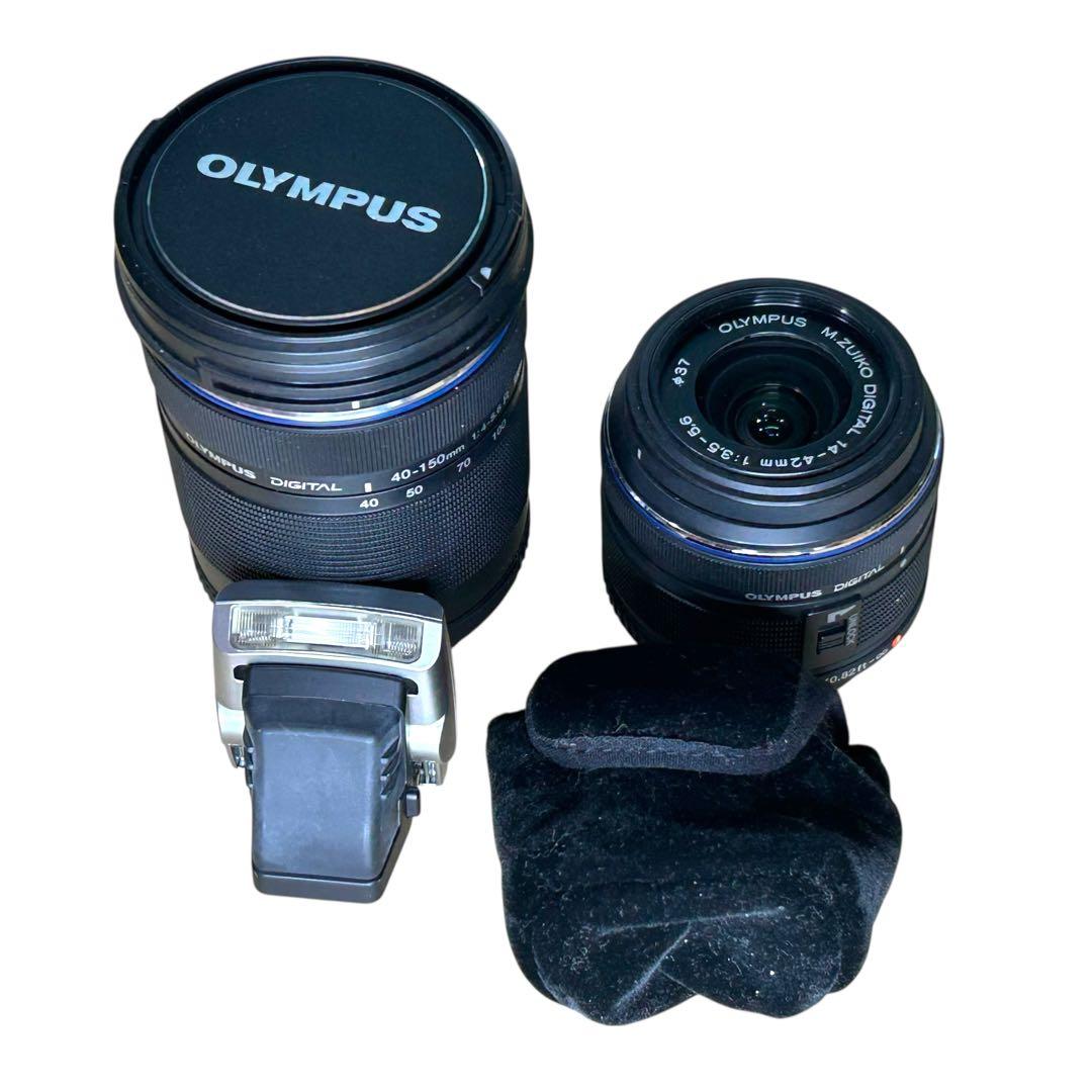 美品 OLYMPUS PEN Lite E-PL3 ダブルズームキット 付属品