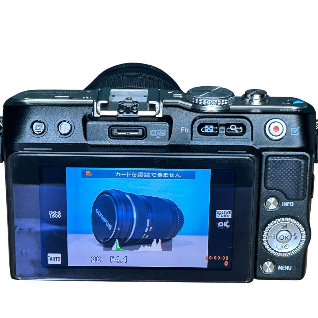 美品 OLYMPUS PEN Lite E-PL3 ダブルズームキット 付属品