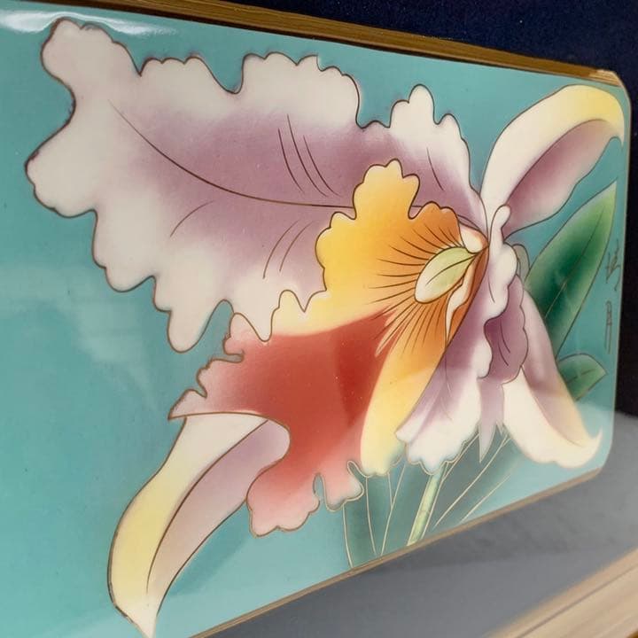 ⭐️お値下げ中⭐️ 七宝焼 額 蘭