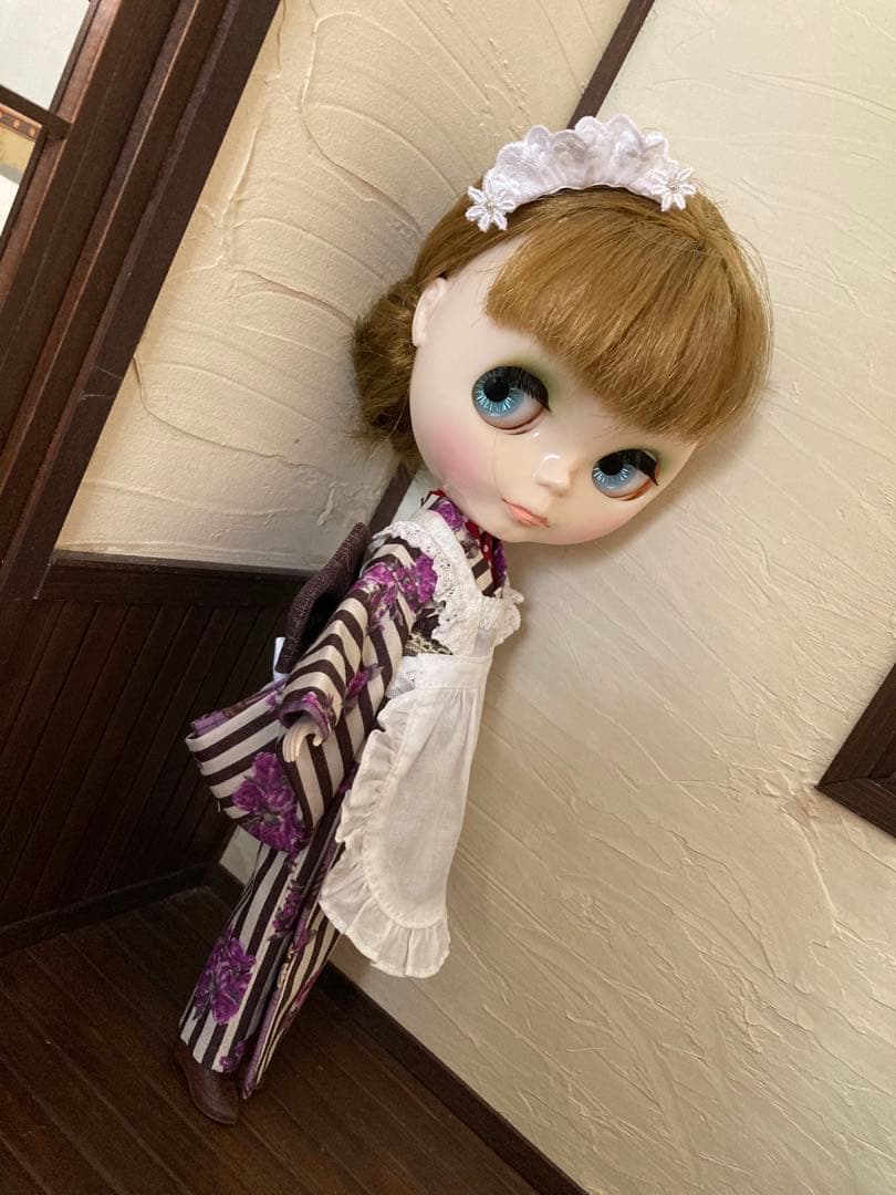 ブライスアウトフィット　カフェ女給さん　黄　紫　リゾートドレスセット　KOKKA