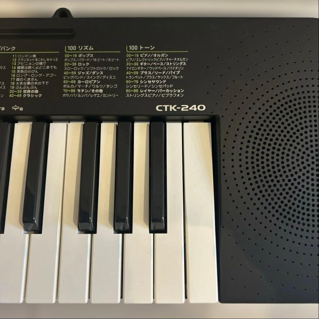 カシオ 49鍵 電子ピアノ キーボード CTK-240 2017年製