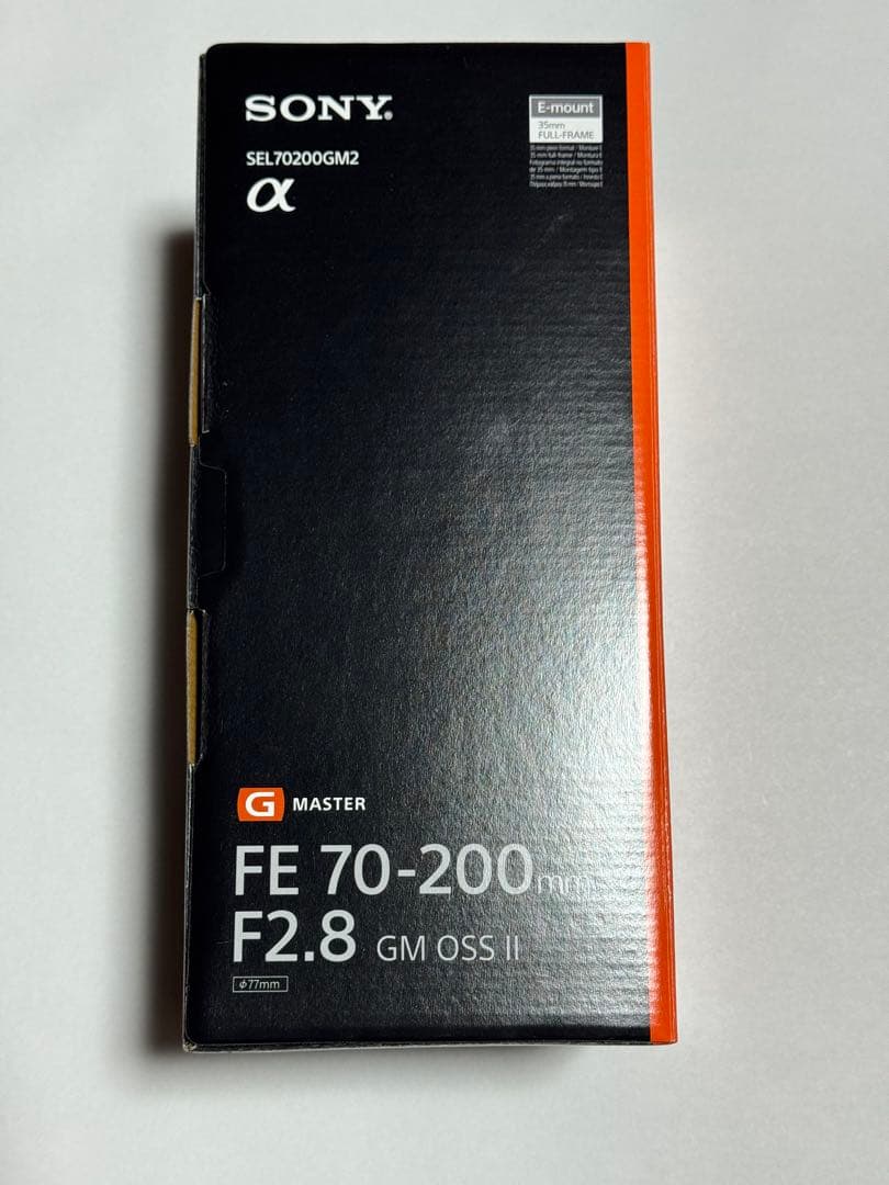 【美品】SONY FE 70-200mm F2.8 GM OSS II