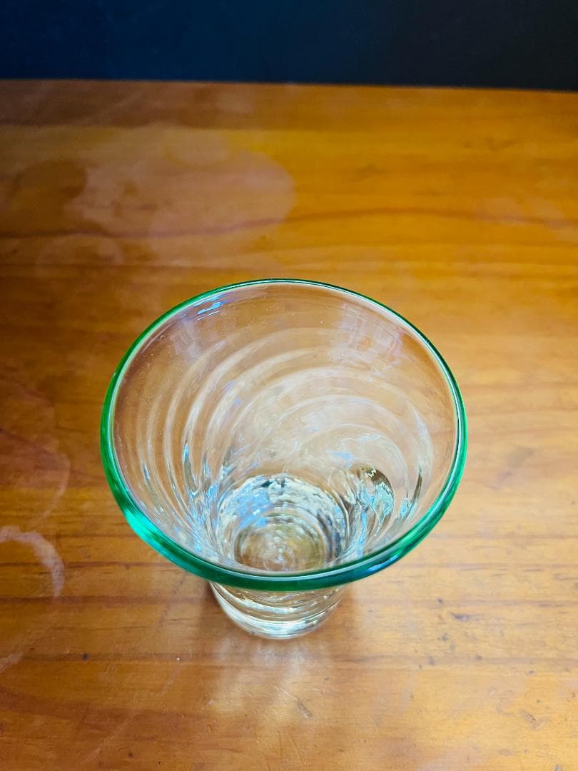 倉敷ガラス　 吹きガラス　小谷真三　グラス　ビールグラス　2客