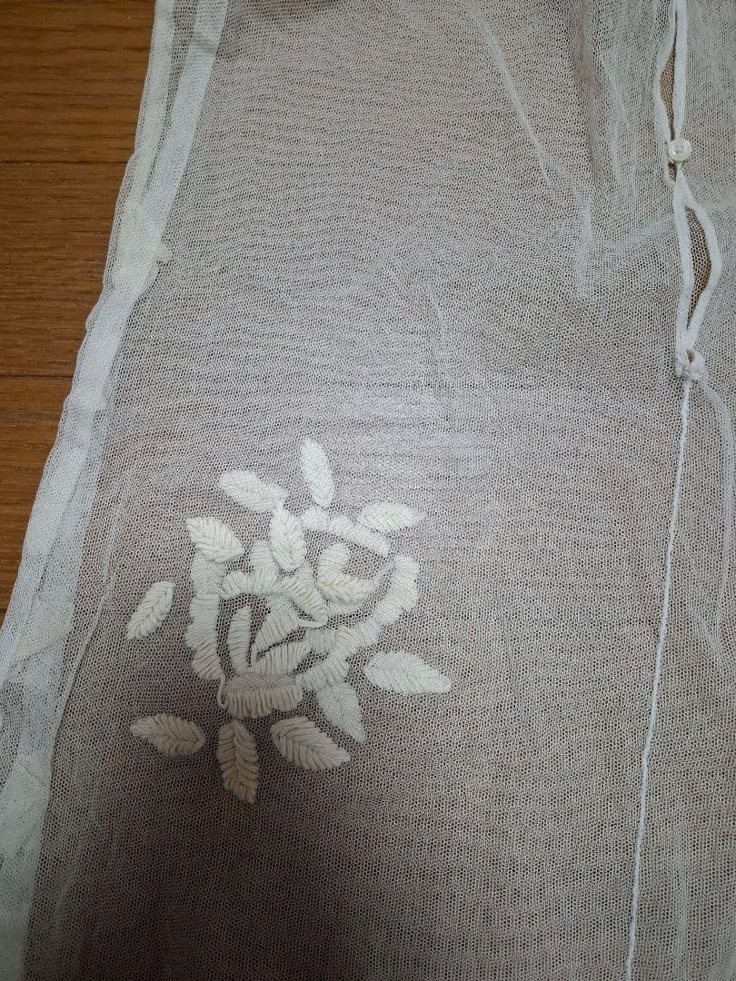 アンティークビスクドール★テディベア★ジュモー☆ミニョネットチュールレースドレス