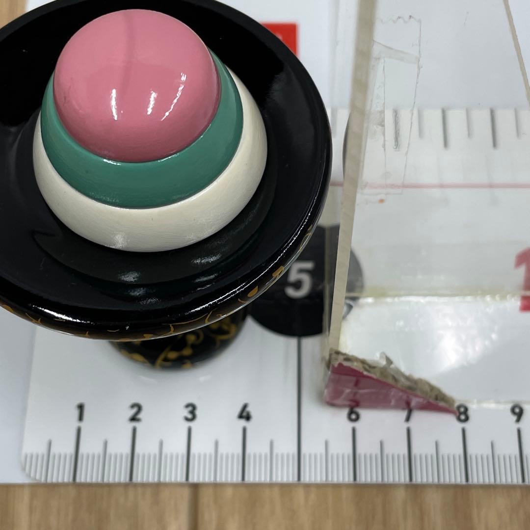 桃の節句　雛祭り雛人形飾り　雛道具　黒塗総唐草