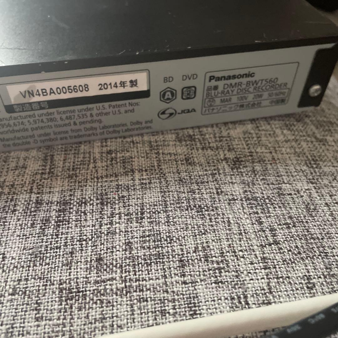 Panasonic DMR-BWT560 パナソニック Blu-ray