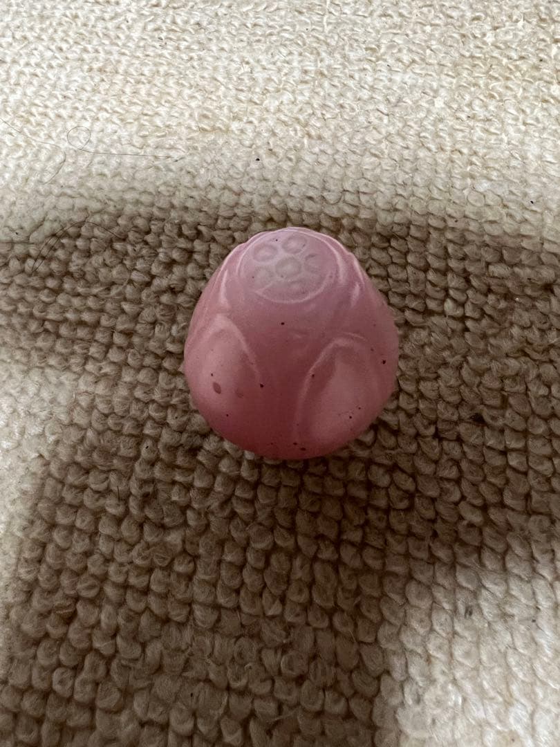 鼻煙壺 桃色ガラス　蓮根 硝子 鼻烟壶