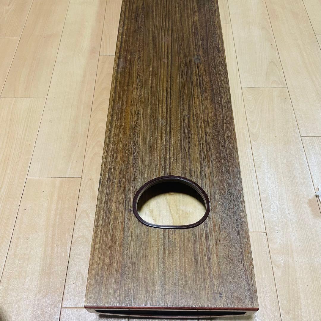 琴　文化箏 短琴　和楽器 弦楽器　明鏡