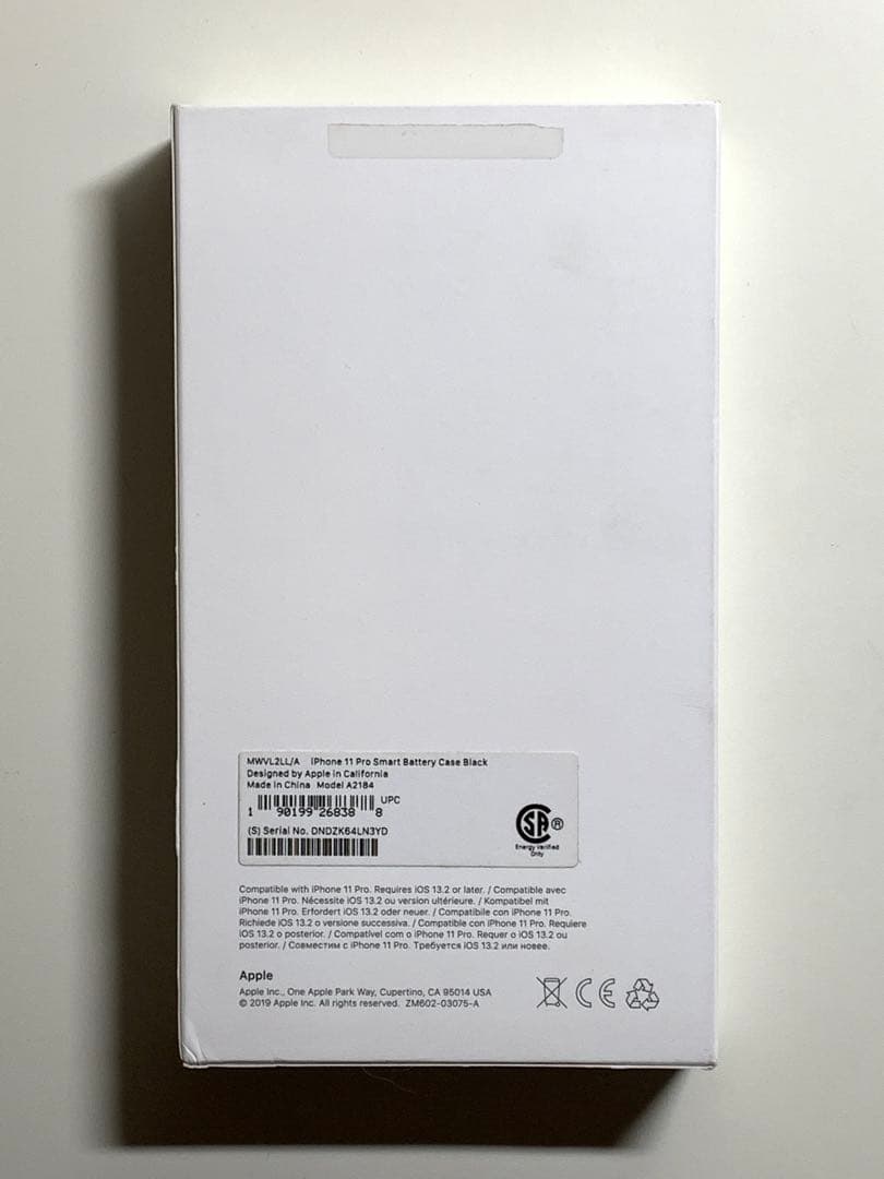 【新品】純正 iPhone 11 Pro バッテリーケース・ブラック②