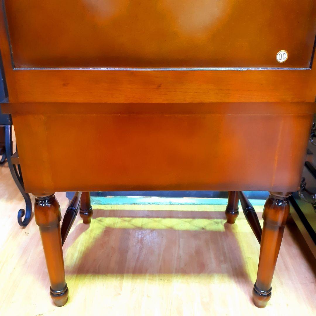 世界三大銘木　最高級マホガニー仕様　『サイドテーブル・本棚』　高級　リビング収納