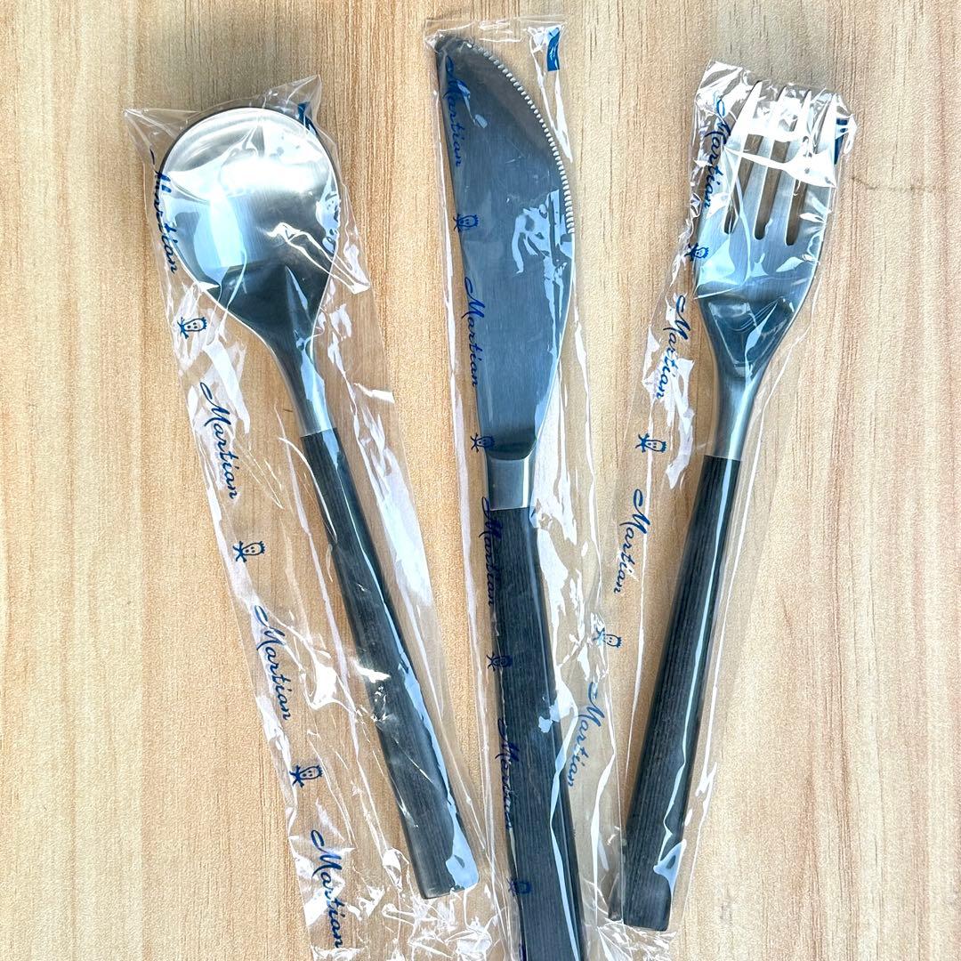 【最終処分特価】柳宗理 黒柄カトラリー #2250 15本(3種5人分)セット