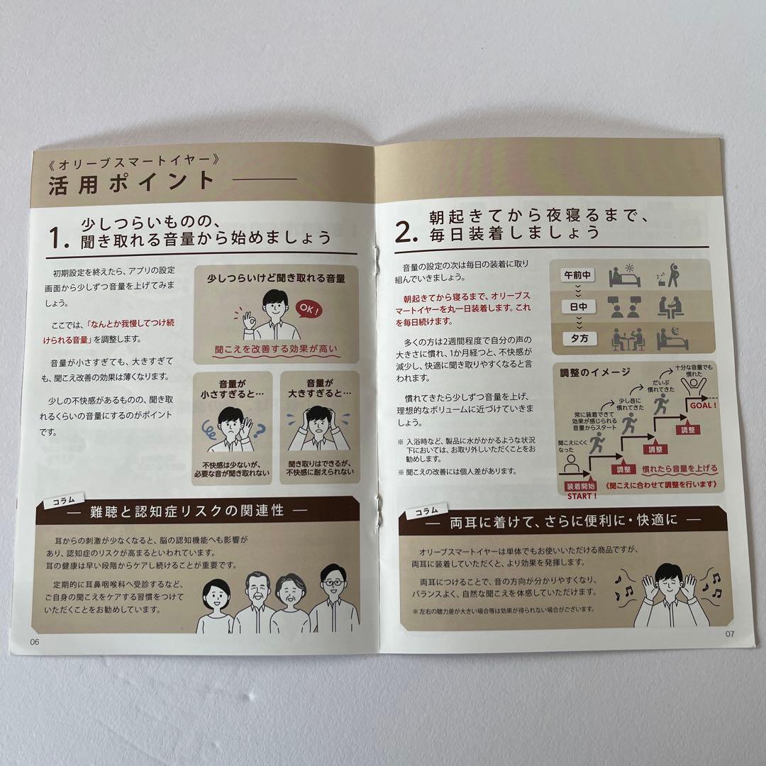 Ｏlive Smart Ear オリ－ブスマ－トイヤ－イヤホン型ワイヤレス集音器