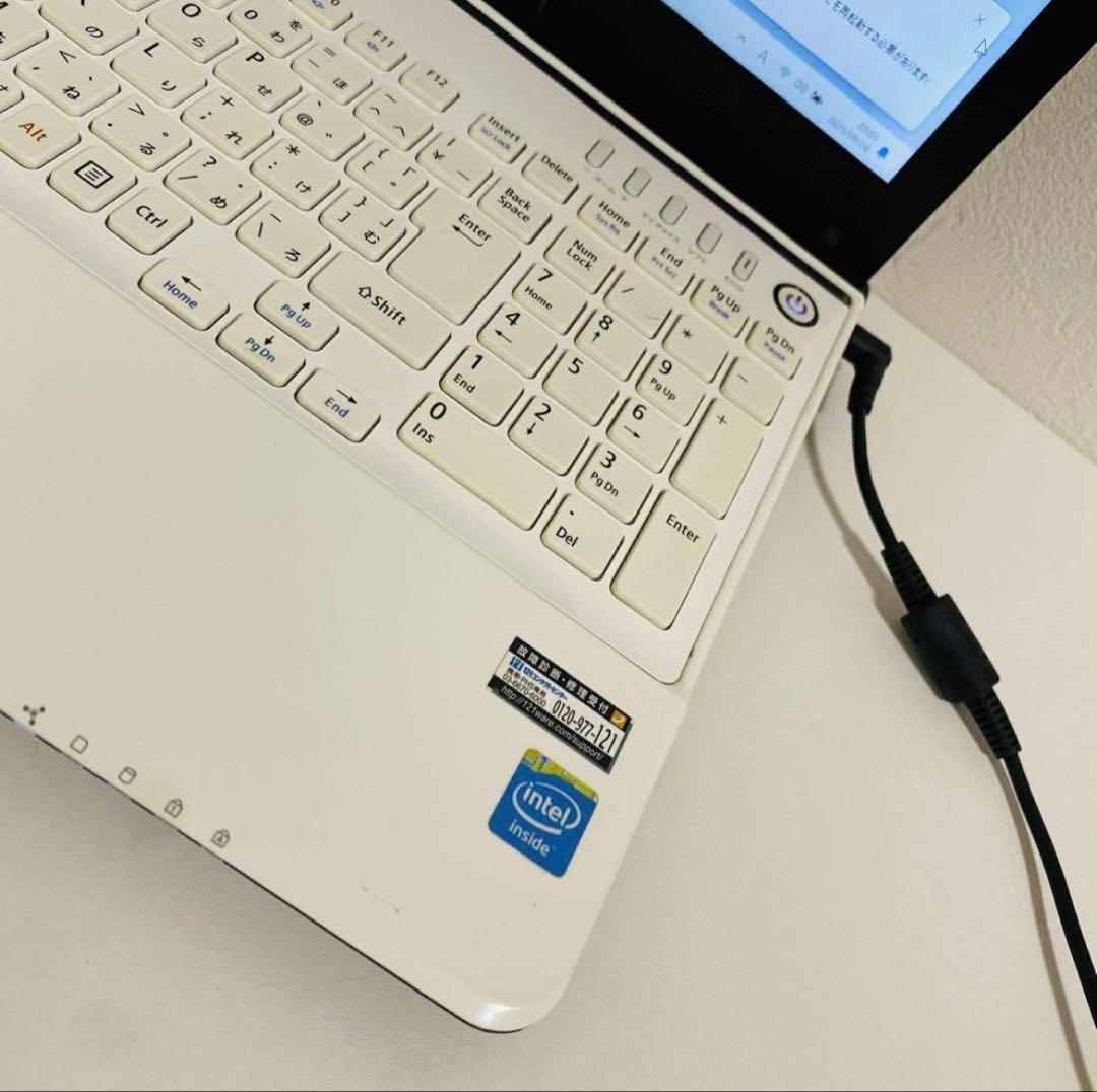 Y812 NECノートパソコンSSDメモリ8G高速Windows11オフィス付き