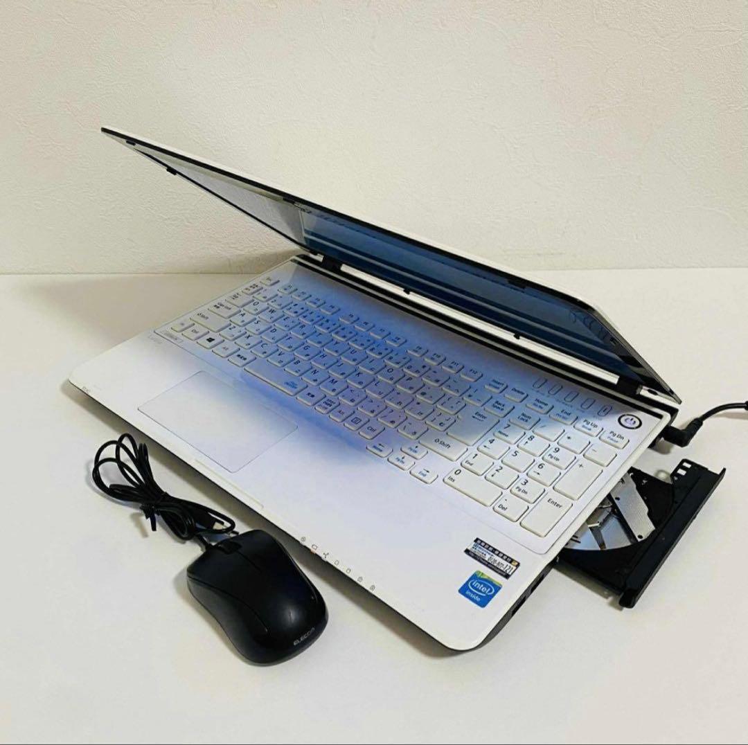 Y812 NECノートパソコンSSDメモリ8G高速Windows11オフィス付き