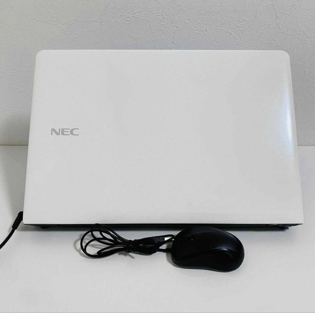 Y812 NECノートパソコンSSDメモリ8G高速Windows11オフィス付き