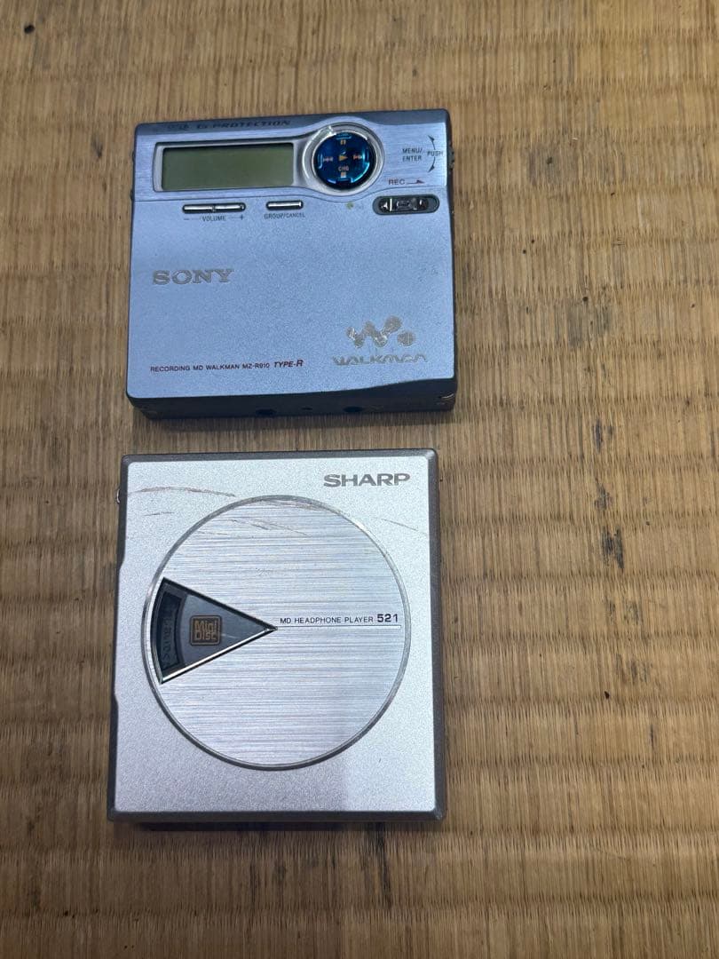 SONY MDプレーヤー + SHARP