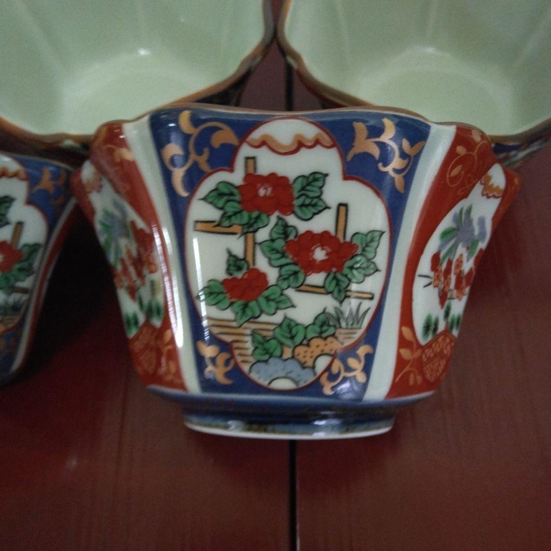 有田焼　雅窯　松彩　古伊万里　ご飯茶腕5客　小鉢5客　計　10客　　未使用品