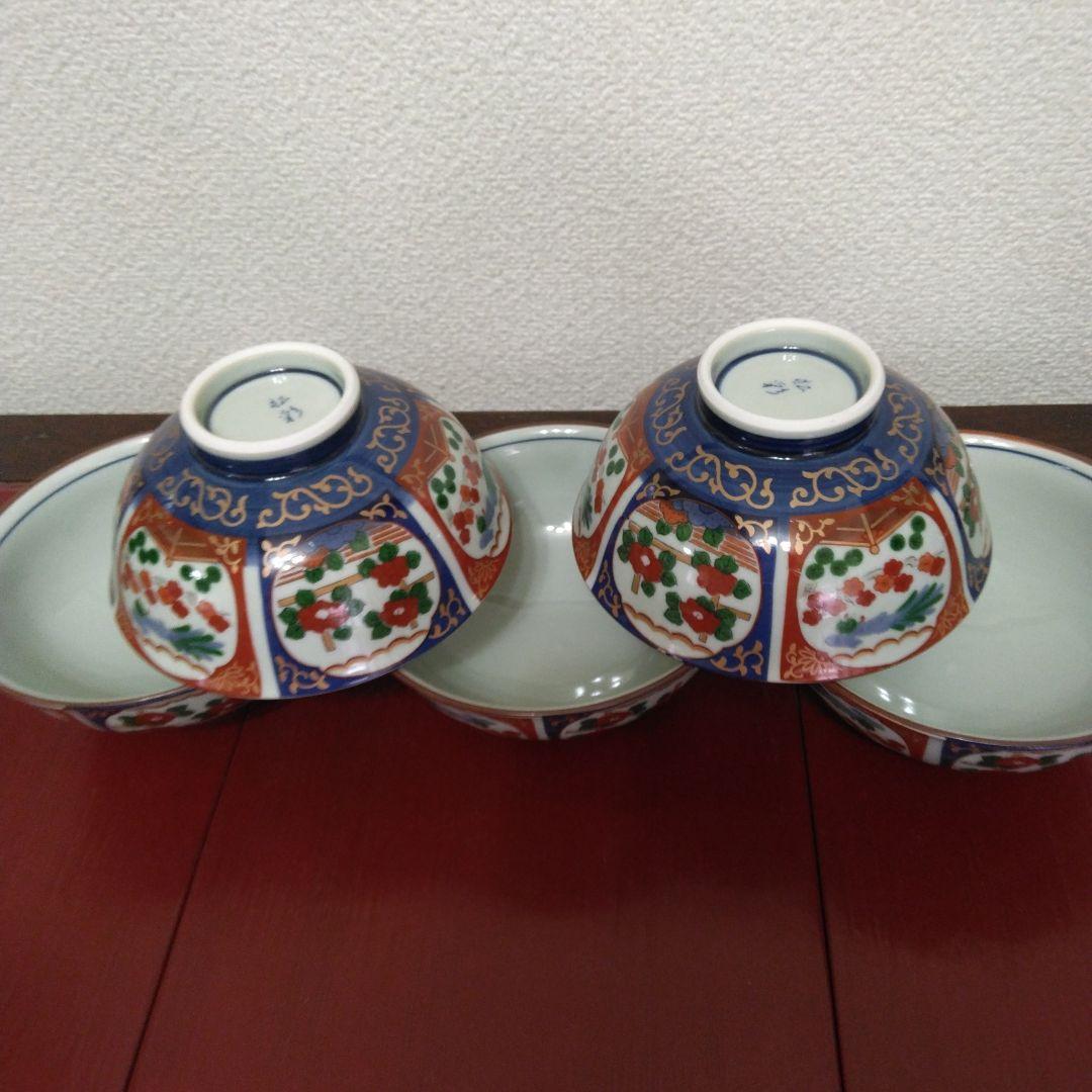 有田焼　雅窯　松彩　古伊万里　ご飯茶腕5客　小鉢5客　計　10客　　未使用品