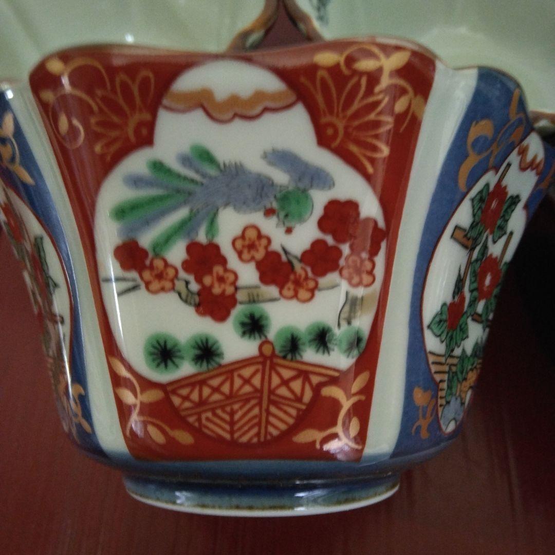 有田焼　雅窯　松彩　古伊万里　ご飯茶腕5客　小鉢5客　計　10客　　未使用品