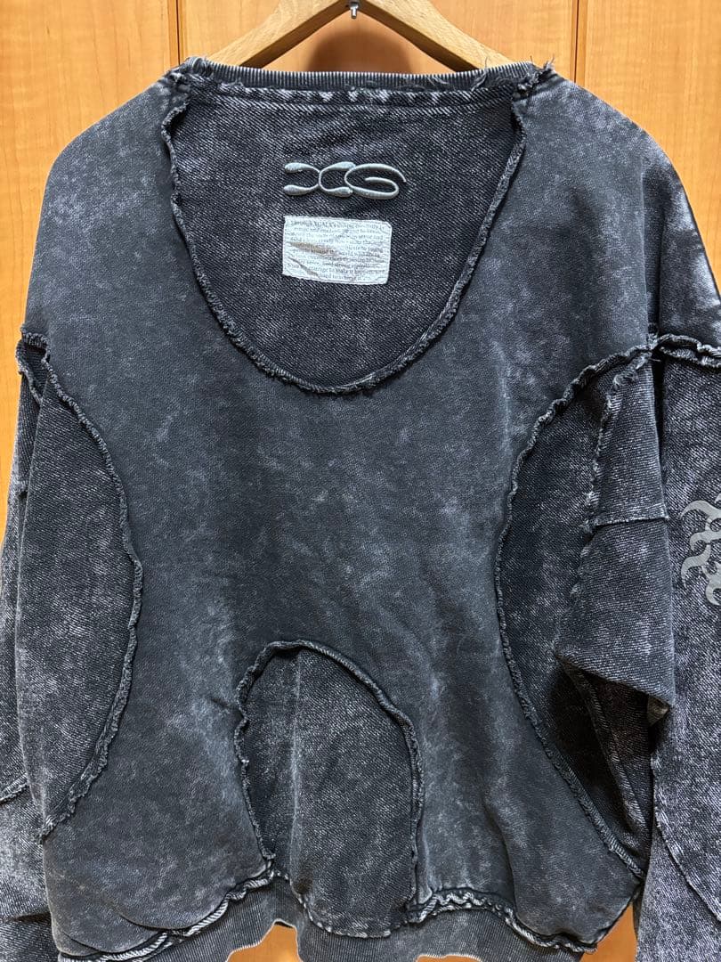 アイドル XG Chemical Wash Docking Sweatshirt M