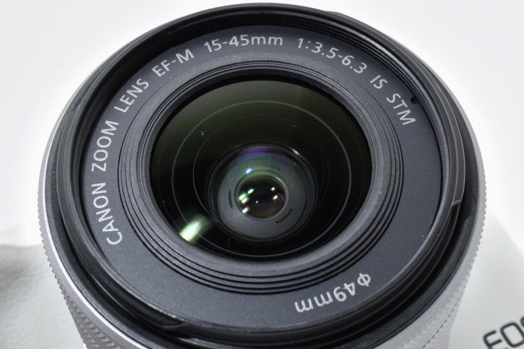 【美品】Canon EOS kiss M EF-M 15-45mm IS STM