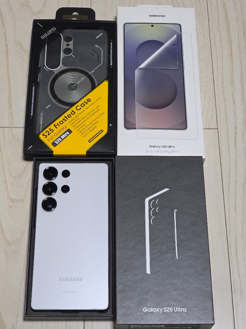 Galaxy S25 Ultra ホワイトシルバー 512GB極極極極極美品