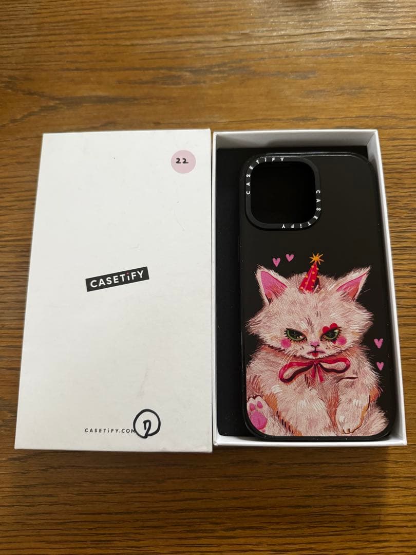 CASETiFYインパクトiPhone15ProMaxケースCLOWNKITTY