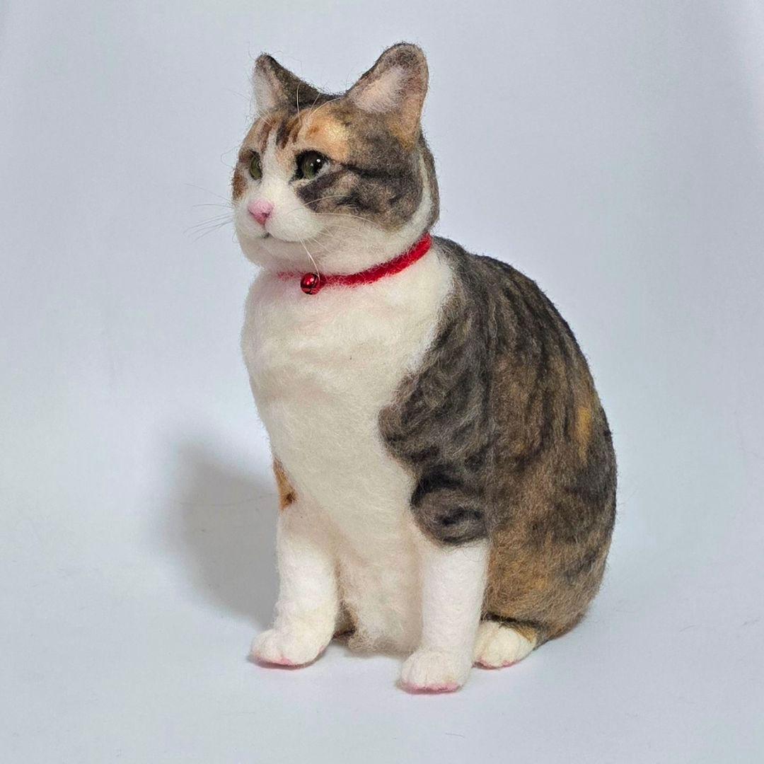 うちの子風羊毛フェルト猫 ArIsA様オーダー