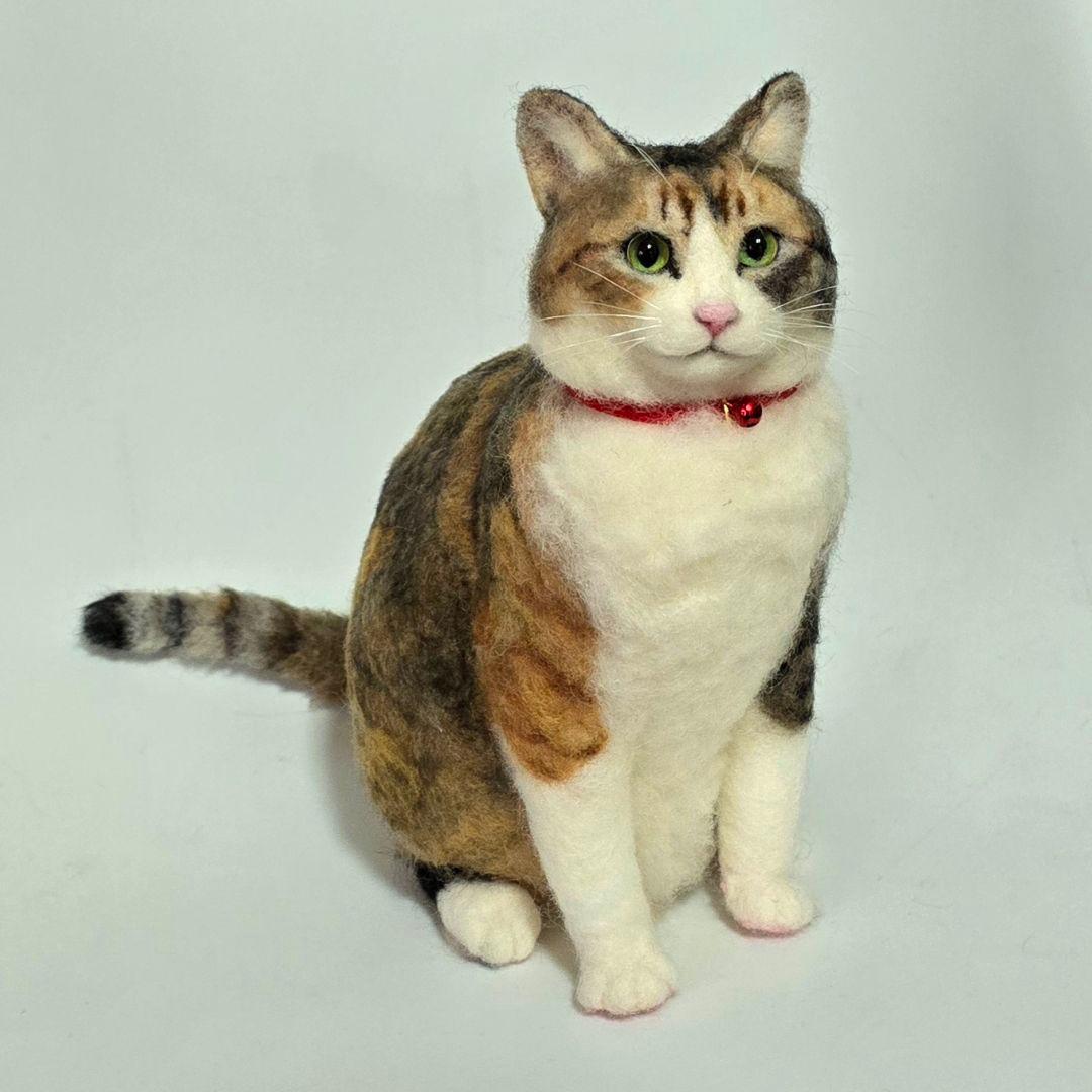 うちの子風羊毛フェルト猫 ArIsA様オーダー