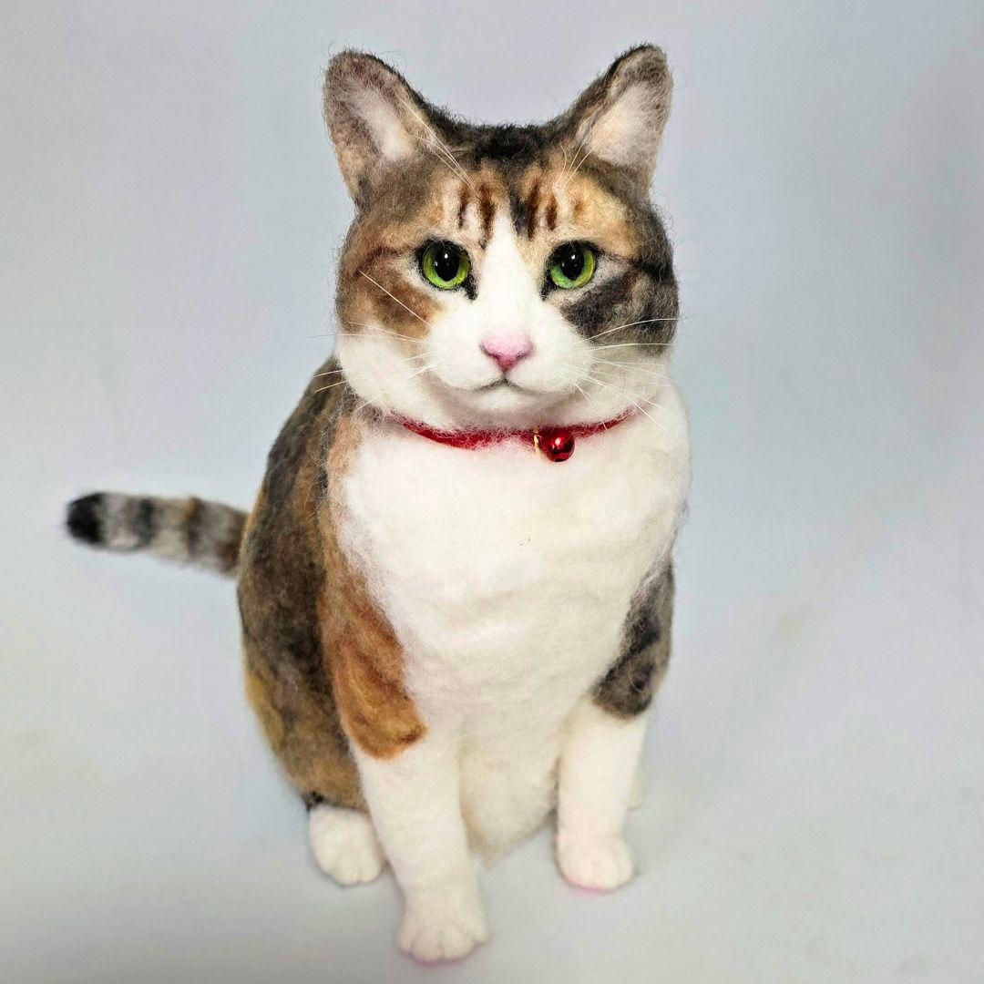 うちの子風羊毛フェルト猫 ArIsA様オーダー