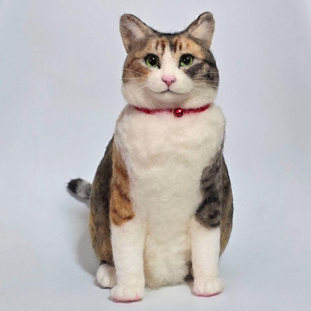 うちの子風羊毛フェルト猫 ArIsA様オーダー