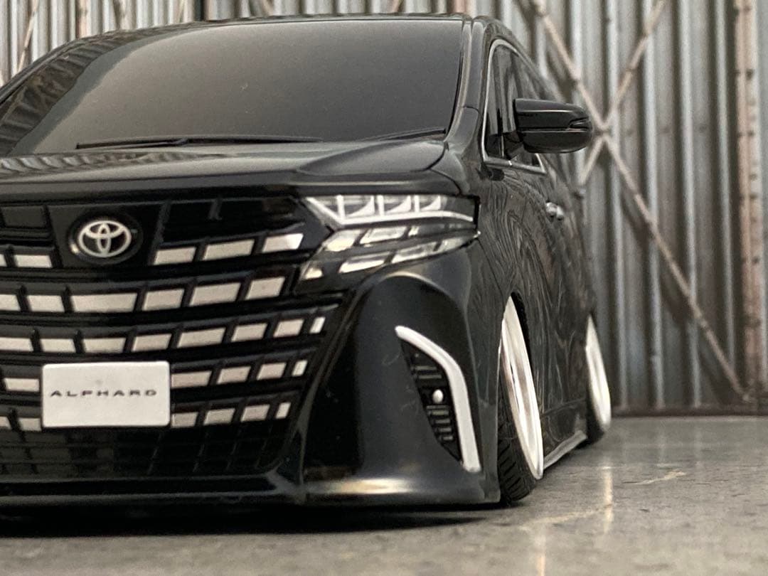 1/24新型アルファード・ブラック（カスタム品）