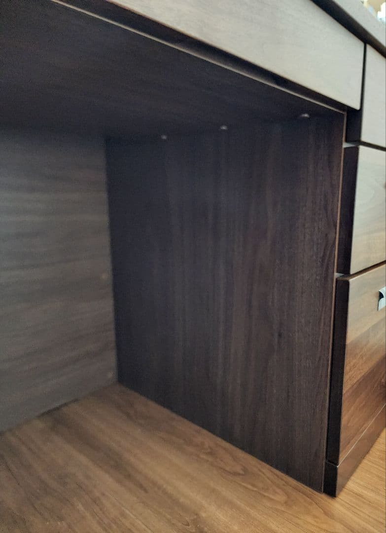 デスク　役員　自宅用　会社用　特注　ハイクラス　机　鍵付引き出しあり　再出品