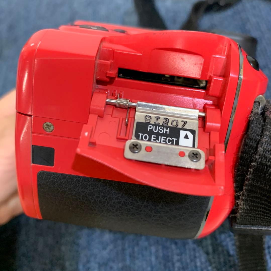 ペンタックス K-X デジタル一眼レフ カメラ レッド 赤